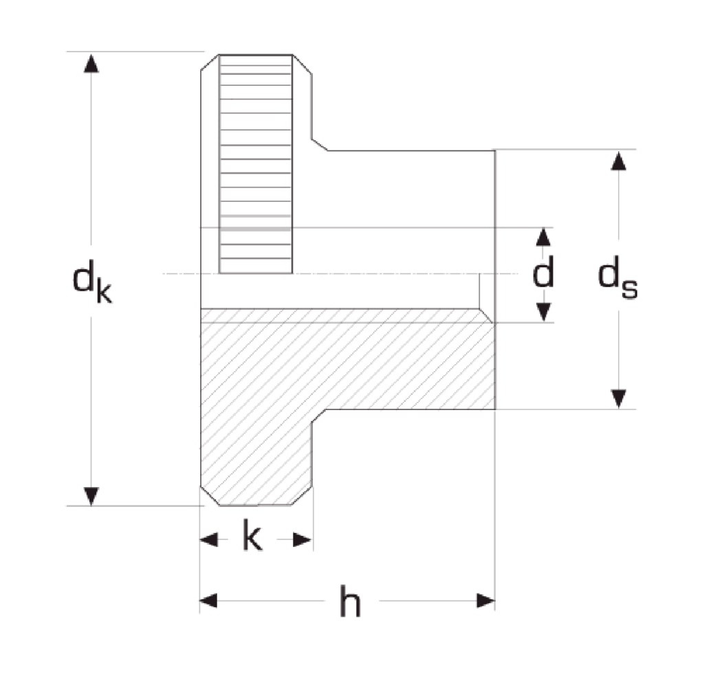 Knurled Thumb Nuts,High Type DIN 466 Srishaa Machined Fasteners PVT.LTD