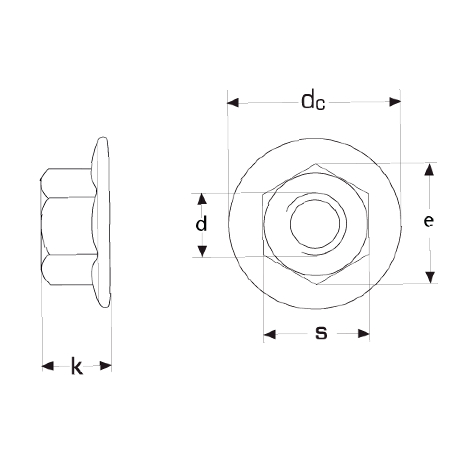 Hexagon Flange Nuts – DIN 6923 / ISO 4161 – Srishaa Machined Fasteners ...