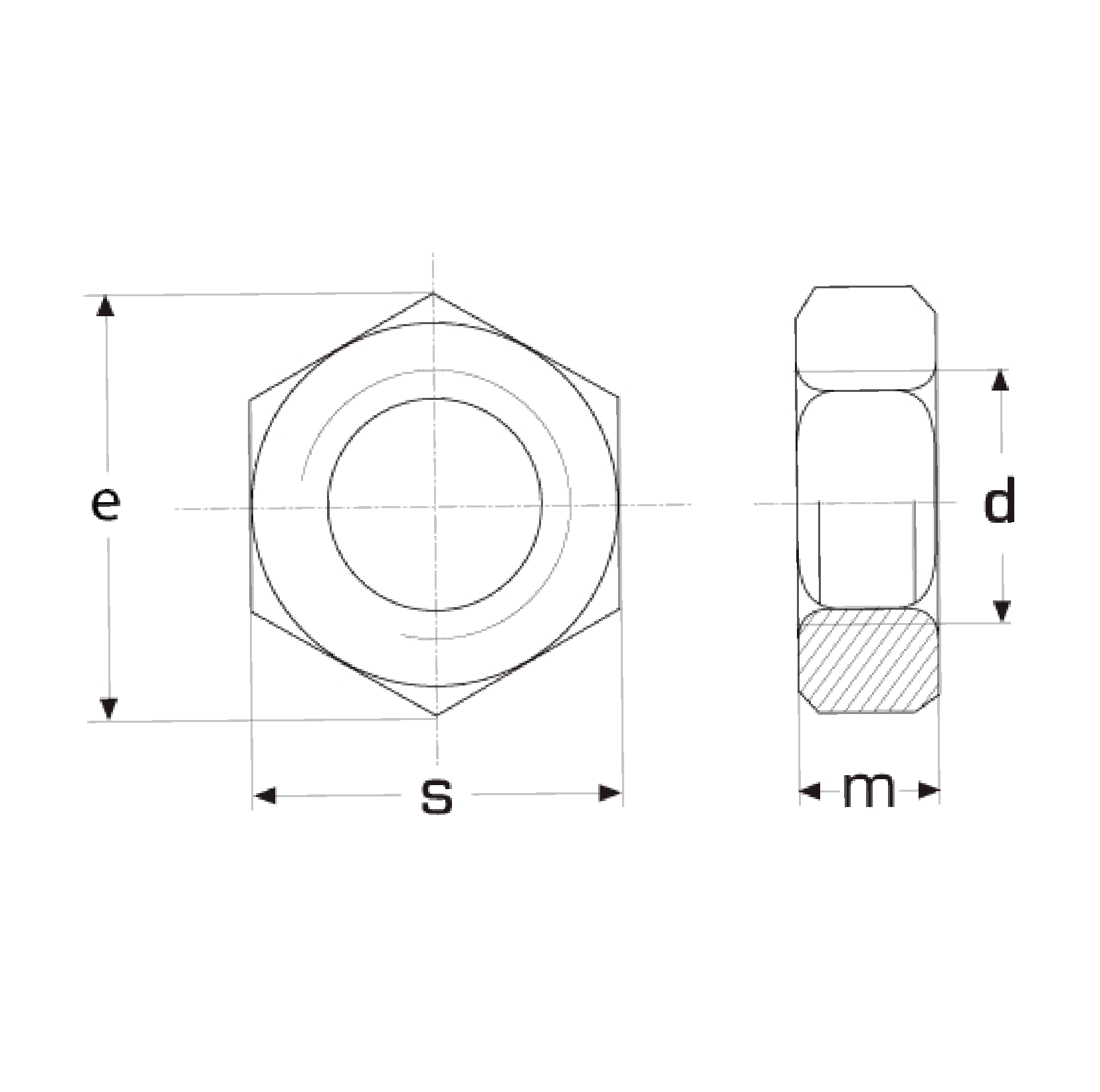 Hexagon Thin Nuts – DIN 936 – Srishaa Machined Fasteners PVT.LTD